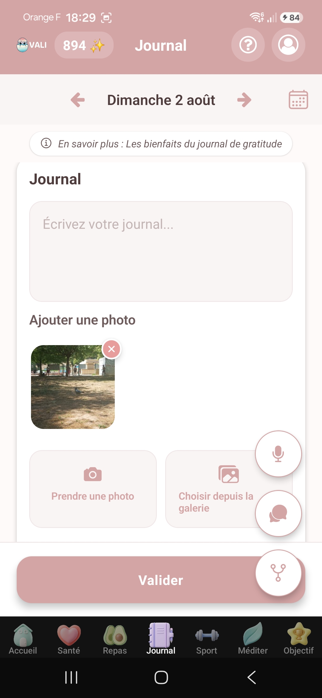 Journal : Statistiques de bonheur