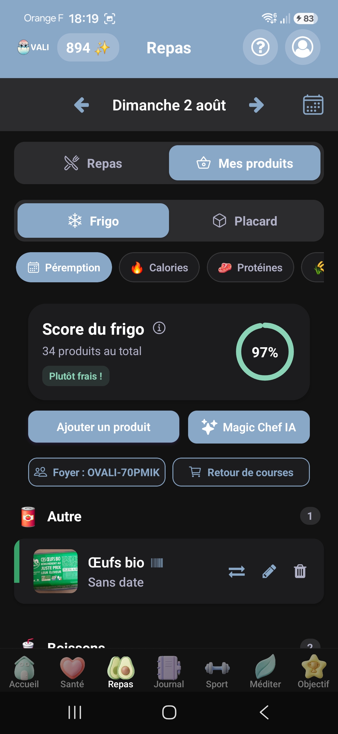 Nutrition : Traqueurs & Recettes